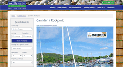 Desktop Screenshot of camdenvacationrentals.com
